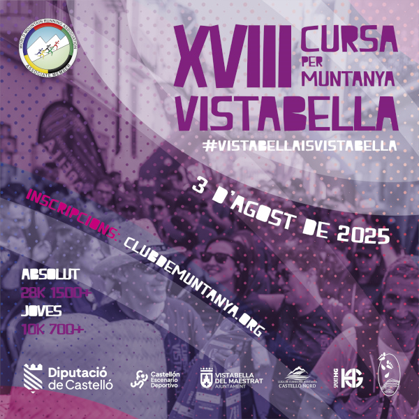 Cartel de XVIII Cursa per Muntanya Vistabella en Vistabella del Maestrat, Castellón