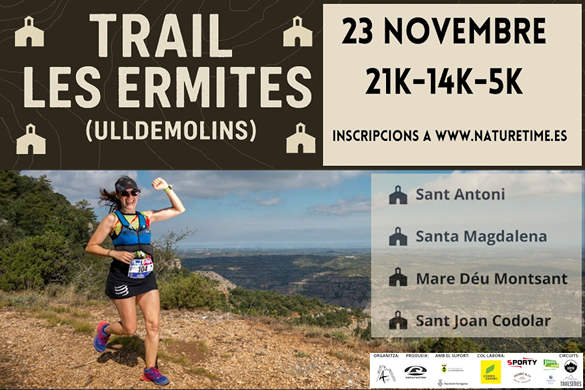 Cartel de TrailSeries Les Ermites Ulldemolins en Ulldemolins, Tarragona