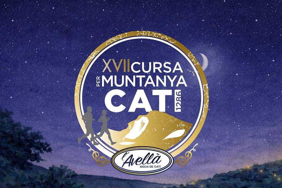 Cartel de Cursa Muntanya Nocturna Catí en Catí, valencia