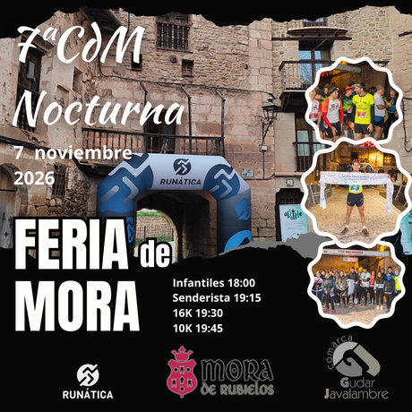 Cartel de VII CdM Nocturna Feria de Mora en Mora de Rubielos, Teruel