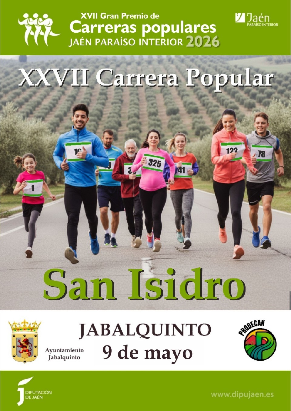 Cartel oficial de Carrera Popular de San Isidro - Torreblascopedro — 9 de mayo de 2026 en Torreblascopedro, andalucia