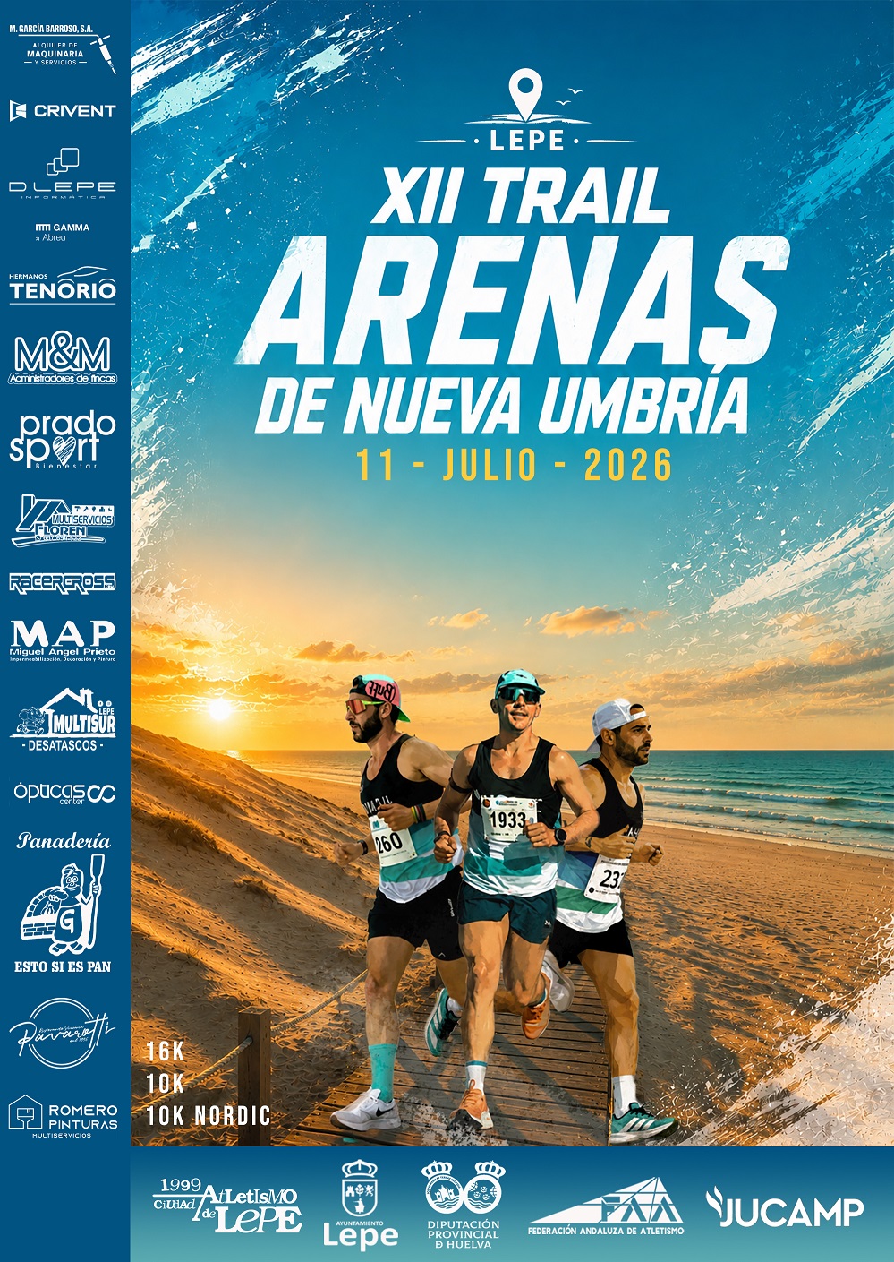 Cartel oficial de Circuito Onupolis Huelva — 4 de julio de 2026 en Huelva, huelva