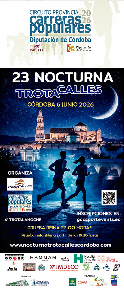 Cartel oficial de Media Maratón Córdoba-Almodóvar del Río — 27 de septiembre de 2026 en Córdoba, andalucia