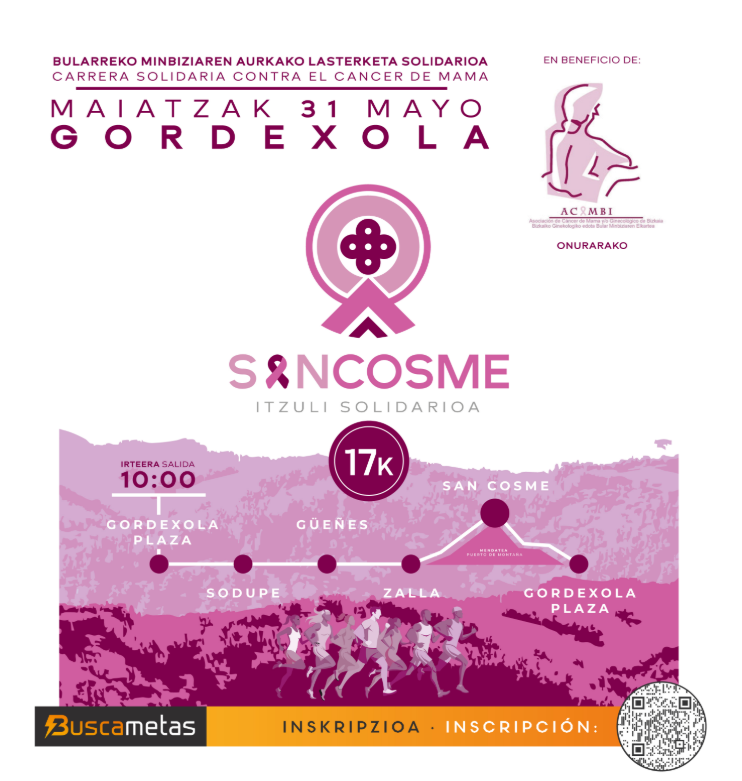 Cartel oficial de Vuelta a San Cosme — 31 de mayo de 2026 en Gordejuela, vizcaya