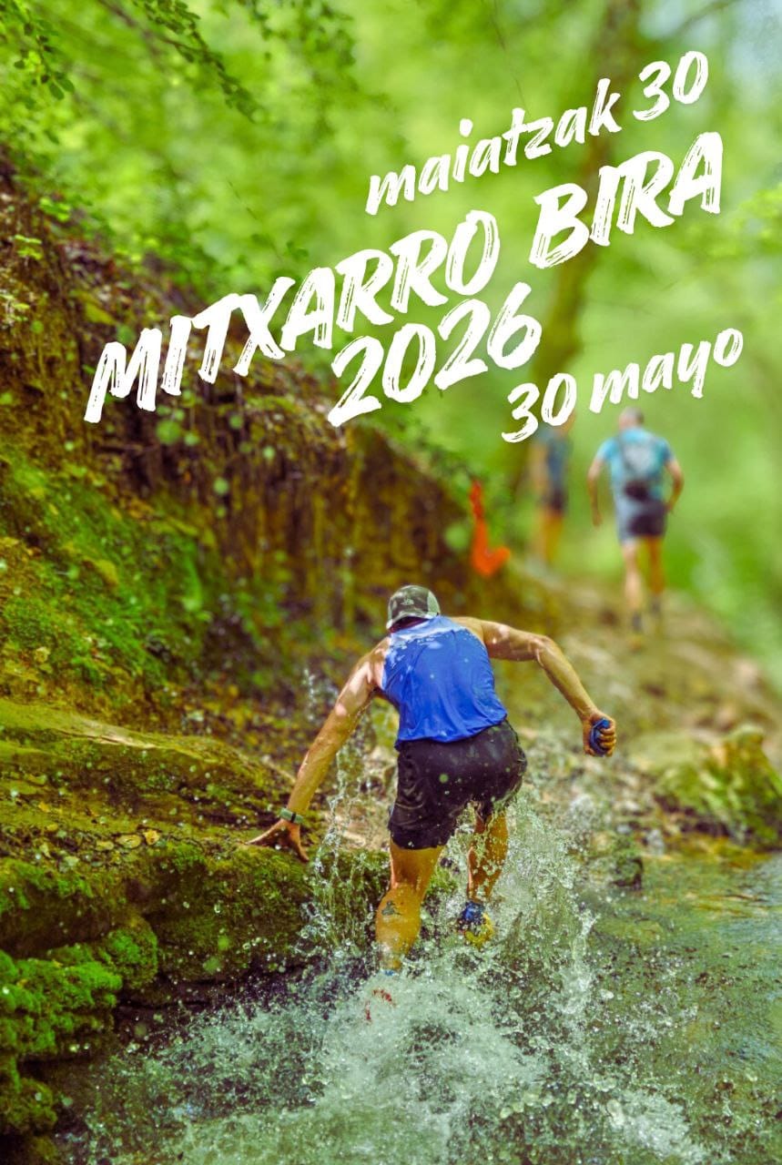 Cartel oficial de MITXARRO BIRA — 30 de mayo de 2026 en Araia, vizcaya