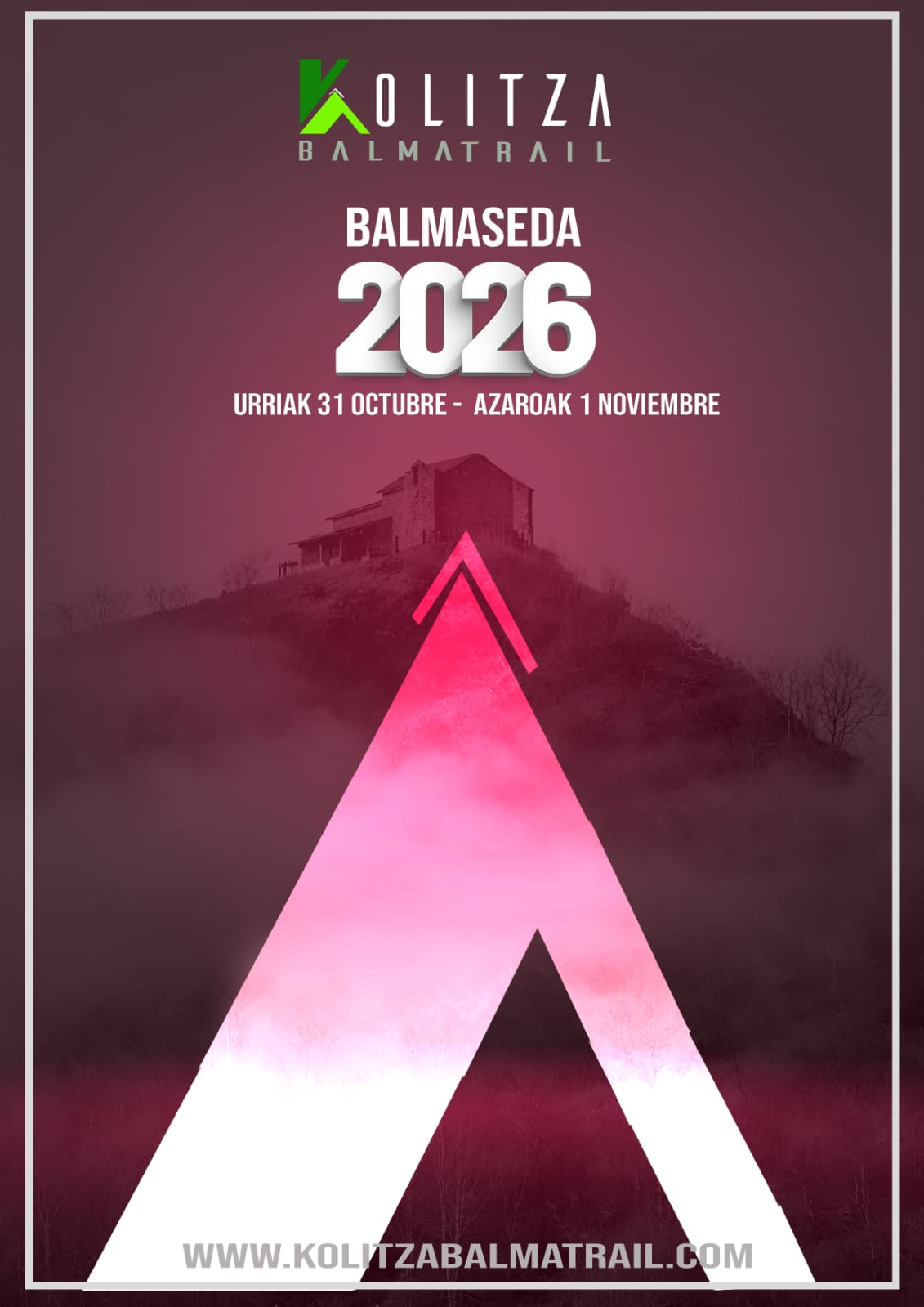 Cartel oficial de KOLITZA BALMATRAIL — 31 de octubre de 2026 en Balmaseda, vizcaya