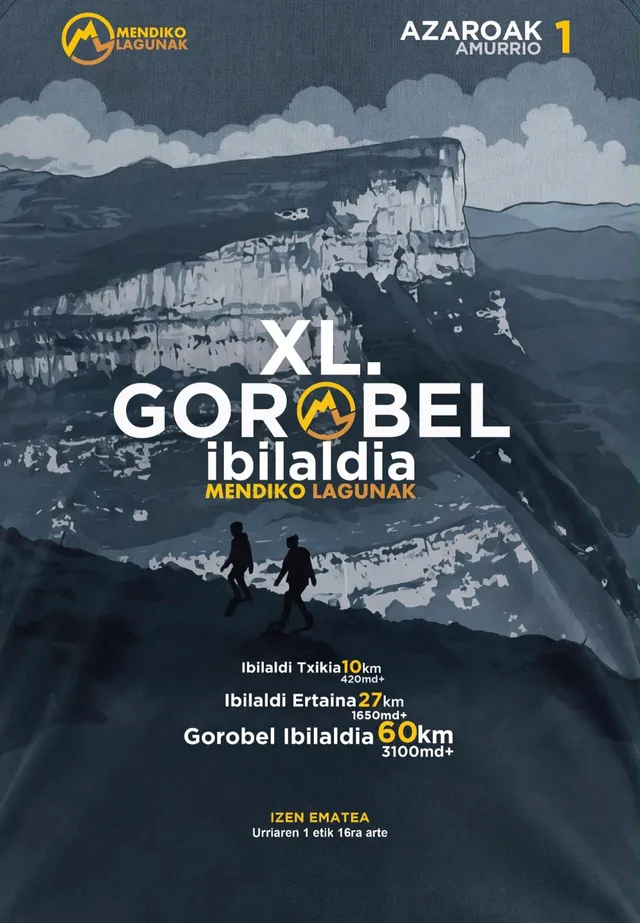 Cartel oficial de GOROBEL IBILALDIA — 1 de noviembre de 2026 en Amurrio, alava