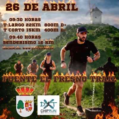 Cartel oficial de Fuente El Fresno Trail — 26 de abril de 2026 en Fuente el Fresno, Ciudad Real
