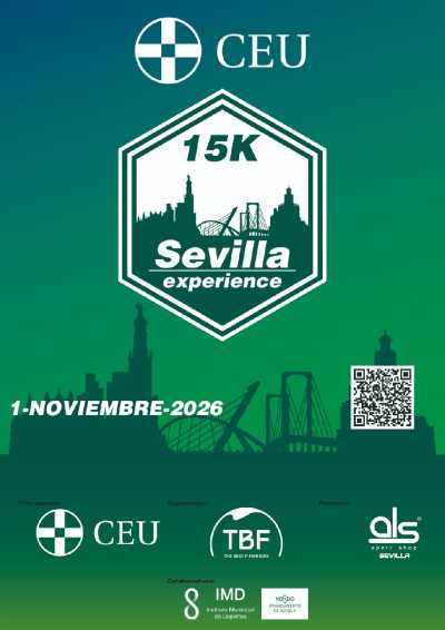 Cartel oficial de III 15k Sevilla Experience — 1 de noviembre de 2026 en Sevilla, Sevilla