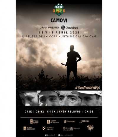Cartel oficial de XV CAMOVI — 19 de abril de 2026 en Lugo, Lugo