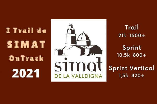 Cartel oficial de I Trail Simat OnTrack — 13 de febrero de 2021 en Simat, Valencia