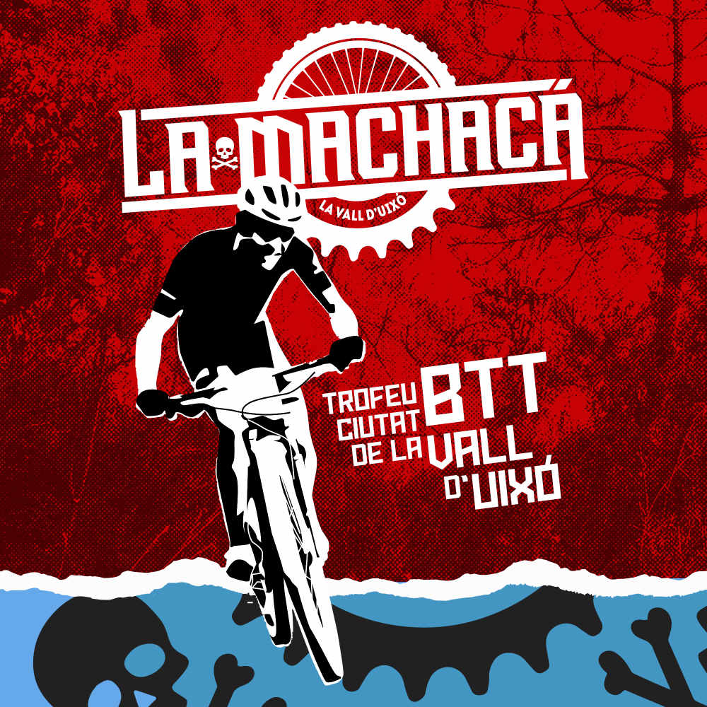 Cartel oficial de VII BTT Ciutat de La Vall d'Uixó La Machacá — 20 de febrero de 2022 en La Vall d'Uixó, Castellón