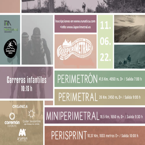 Cartel oficial de XII Perimetral Aramón-Javalambre — 11 de junio de 2022 en Estación Esquí Javalambre, Teruel