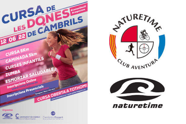 Cartel oficial de Cursa de les Dones de Cambrils — 12 de junio de 2022 en Cambrils, Tarragona