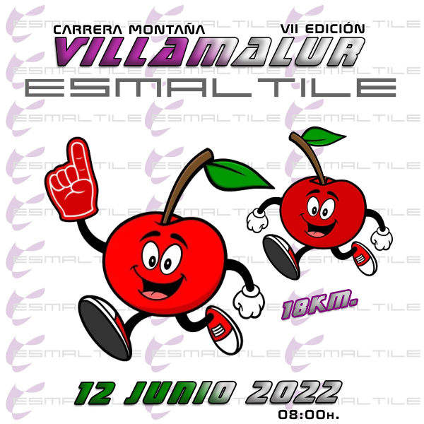 Cartel oficial de VII Carrera Montaña Villamalur-Esmaltile — 12 de junio de 2022 en Villamalur, Castellón