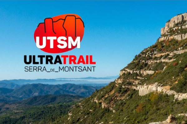 Cartel oficial de Ultra Trail Serra de Montsant — 15 de octubre de 2022 en Ulldemolins, Tarragona