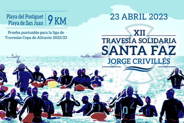 Cartel oficial de XI Travesía Santa Faz Alicante — 23 de abril de 2023 en Alicante, Alicante
