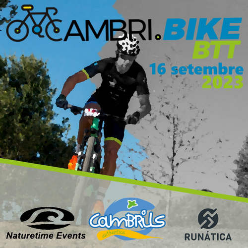 Cartel oficial de CambriBike BTT — 16 de septiembre de 2023 en Cambrils, Tarragona