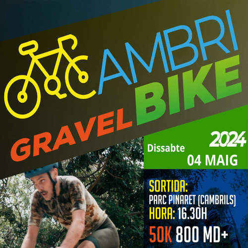 Cartel oficial de CambriBike GRAVEL — 4 de mayo de 2024 en Cambrils, Tarragona