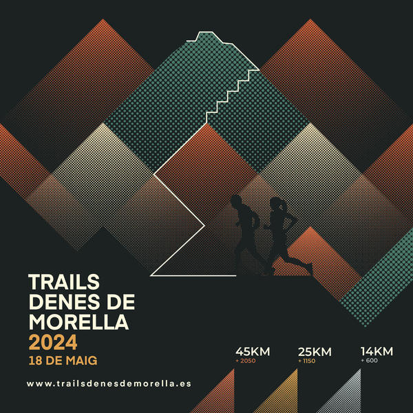 Cartel oficial de IV Trails Denes de Morella — 18 de mayo de 2024 en Morella, Castellón