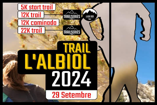 Cartel oficial de TrailSeries X TrailRunning L'Albiol — 29 de septiembre de 2024 en L'Albiol, Tarragona