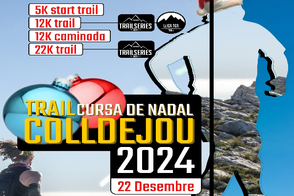 Cartel oficial de Cursa de Nadal Colldejou — 22 de diciembre de 2024 en Colldejou, Tarragona