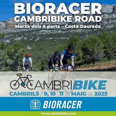 Cartel oficial de CambriBike BIORACER ROAD — 11 de mayo de 2025 en Cambrils, Tarragona