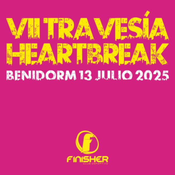 Cartel oficial de VII Travesía HeartBreak Benidorm — 13 de julio de 2025 en Benidorm, Alicante