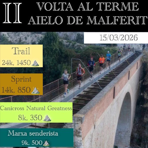 Cartel oficial de II Volta al Terme d'Aielo de Malferit — 15 de marzo de 2026 en Aielo de Malferit, Valencia